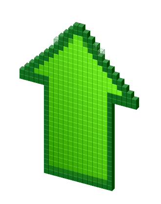 green arrow Cursor