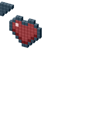 maroon heart Cursor