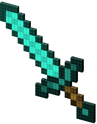 Minecraft espada de diamante Cursor