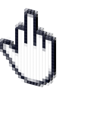 Cursor on sale middle finger