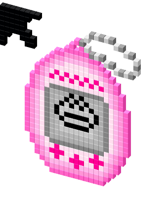 Tamagotchi custom cursor for Chrome