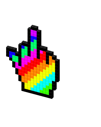 Rainbow cursor – Custom Cursor