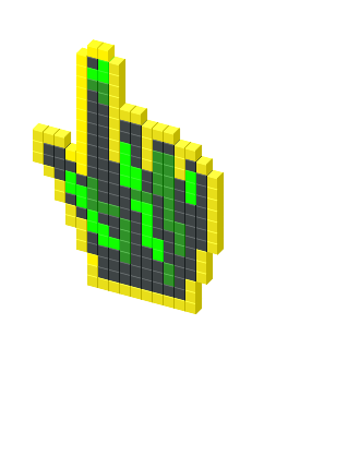 Green Lightning Cursor