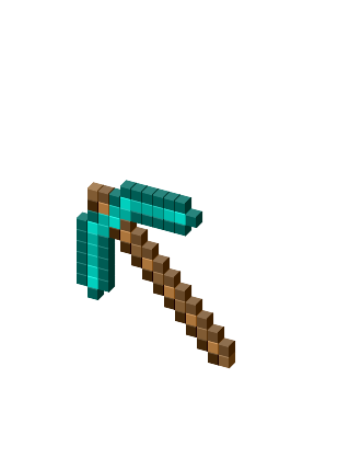 Minecraft Diamond Sword and Diamond cursor – Custom Cursor