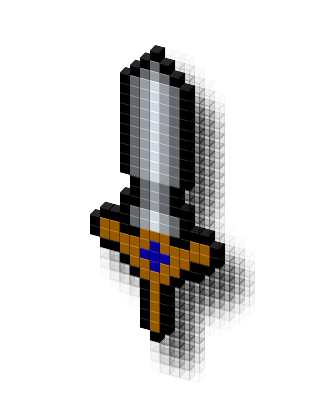 blue stone sword Cursor