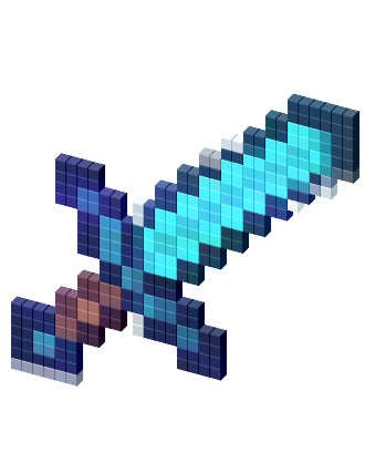 Minecraft Diamond Sword and Diamond cursor – Custom Cursor