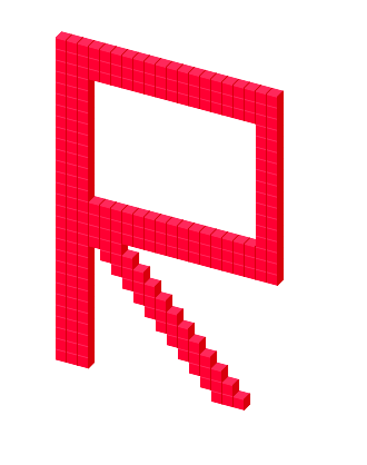 R letter Cursor Cursor