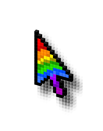 animated cursors for windows 10 rainbow